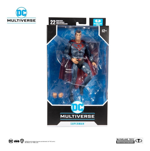 Figura Dc Multiverse Superman Red Son Mcfarlane Toys