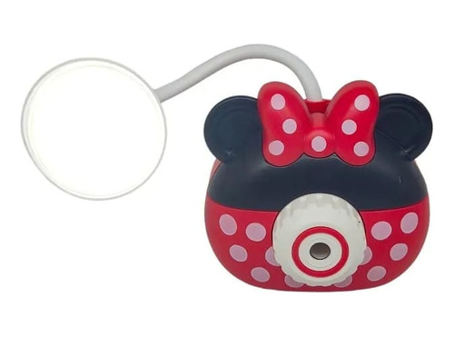 Lampara De Luz Led Flexible Recargable Sacapuntas Minnie