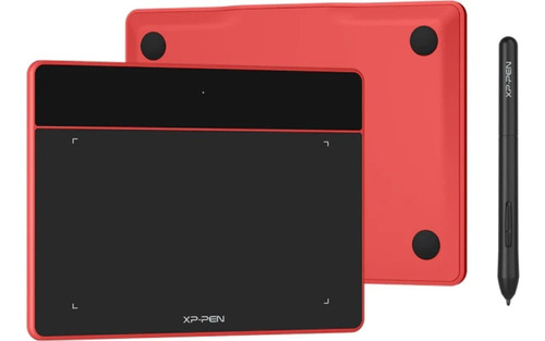 Imagen 3 de 10 de Tableta Gráfica Digitalizadora Xp-pen Deco Fun S Roja