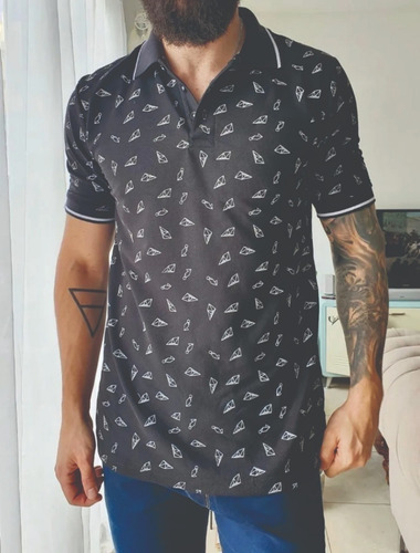 Chomba Remera Hombre Manga Corta R1202