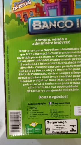 Imagem 5 de 5 de Banco Imobiliario Junior Da Estrela - Bonellihq L18