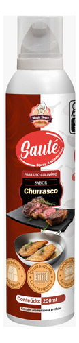Spray Antiaderente Culinário Sabor Churrasco 200ml Ni- Sauté