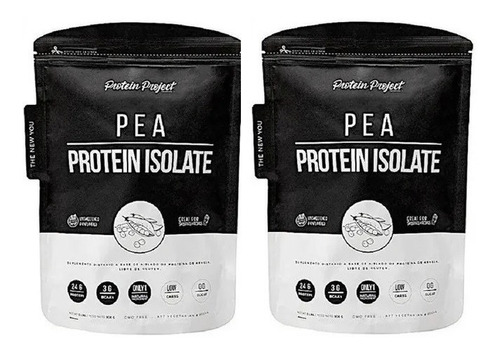 Vegan Pea Protein Isolate 2lbs Protein Project Sin Sabor X2 