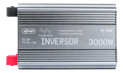 Inversor Tensão Veicular Onda Senoidal Pura 3000w 24v 110v