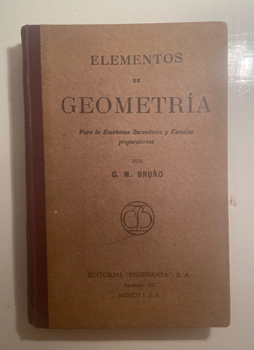 Elementos De Geometría - G.m. Bruño 