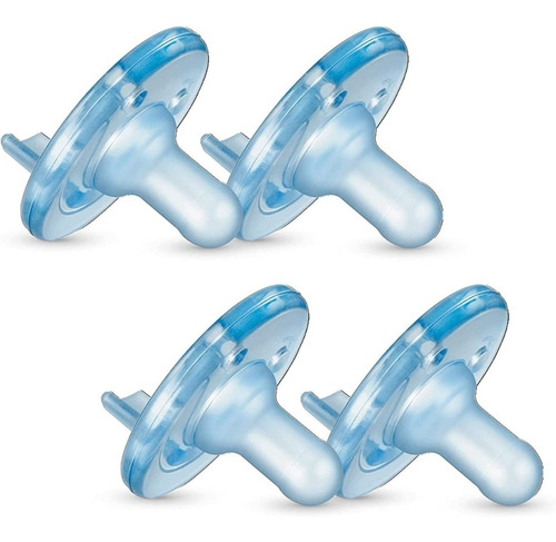 Imagen 3 de 4 de Chupones Soothie Avent 0-3 Meses Azul