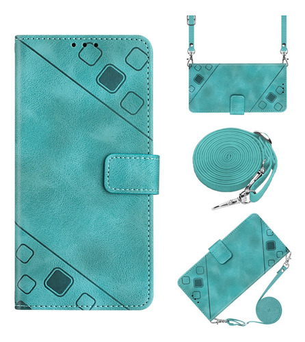 Funda Tipo Cartera Multifuncional De La Serie Blu View/c/g/ Bold Con Cordón, Tarjetas, Ranuras Para Efectivo, Resistente A Los Arañazos