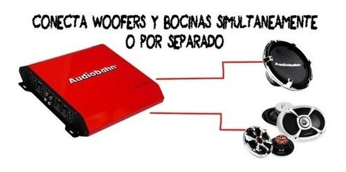 Amplificador Mosfet 2 Channel 1500 Watts Audiobahn