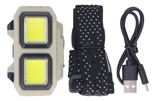 Linterna Frontal Led Cob Con Sensor De Movimiento, Superbril