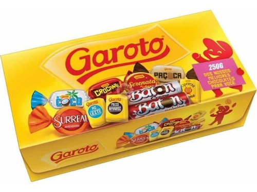 Dulces Chocolates Brasileños Importados Garoto® 250g