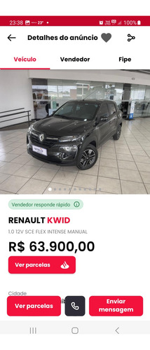 Renault Kwid 1.0 12v Intense Sce 5p