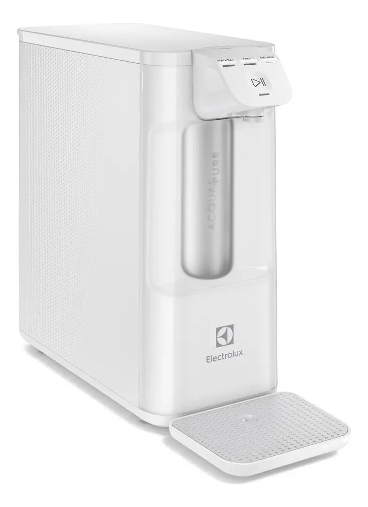 Purificador de Água Gelada Fria e Natural Elétrico Compacto Eletrônico placa Filtro refil 6 meses ou 3000l Painel Touch Bivolt Preto PE12B Electrolux