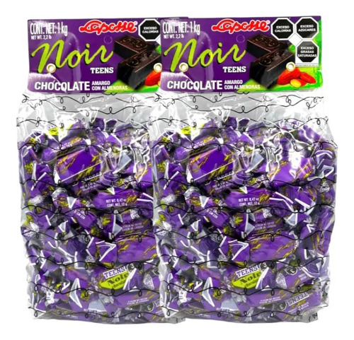 Laposse Chocolate Teens Noir Morado 2 Kg Amargo Almendra