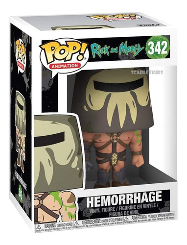 Funko Pop Rick And Morty Hemorrhage 342 Original Scarletkids