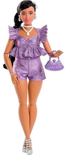 Barbie Muñeca De Estilo De Lujo #8 En Top Morado