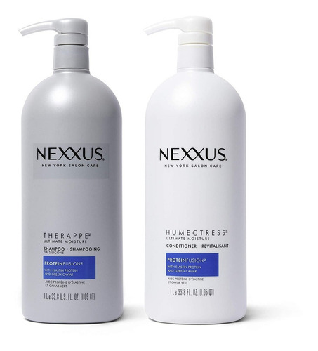  Shampoo Y Acondicionador Nexxus Para Cabello Seco 1 Litro