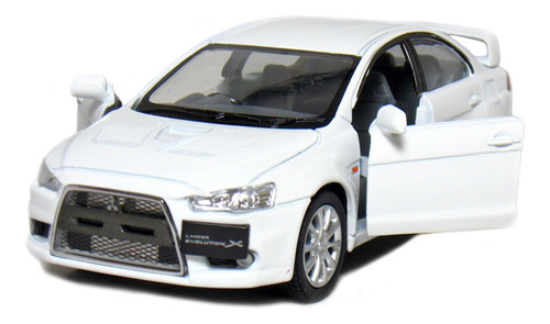 5 2008 mitsubishi Lancer Evolution X Escala 1: 36 (blanco) P