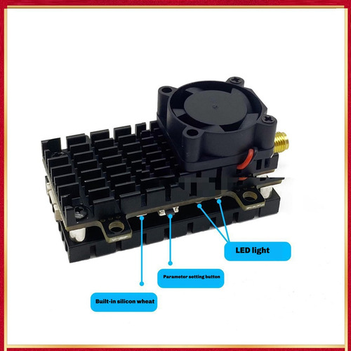 Transmisor De Vídeo Inalámbrico Fpv Vtx De 5,8 Ghz Y 2 W Par