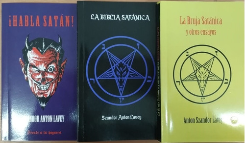 Biblia Satanica + Habla Satan + Bruja Satanica Lavey Fdh
