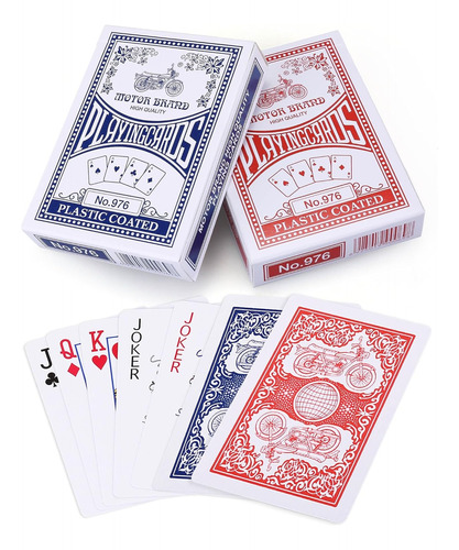 Naipes Cartas De Poker Plastificadas X3 Unidades