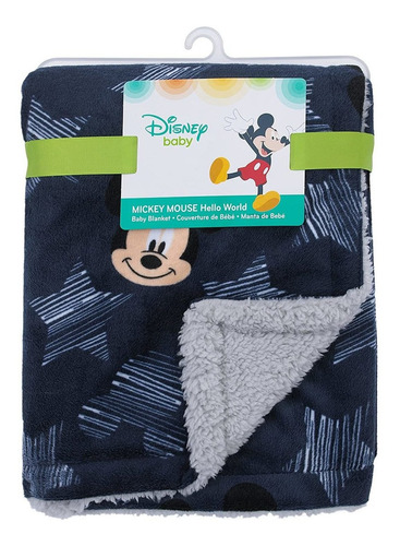 Disney Mickey Mouse Hello World Star/icon - Manta Para Bebe