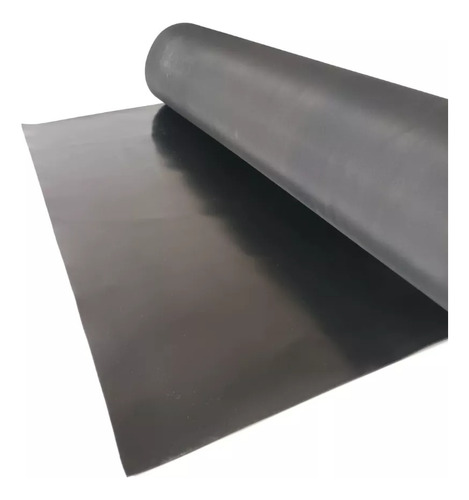 Piso De Goma Liso Negro 1.00 Mts Ancho No Pvc Mesa Meson