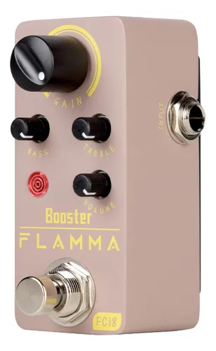 Flamma Booster Fc 18 Mini Pedal Para Guitarra Electrica