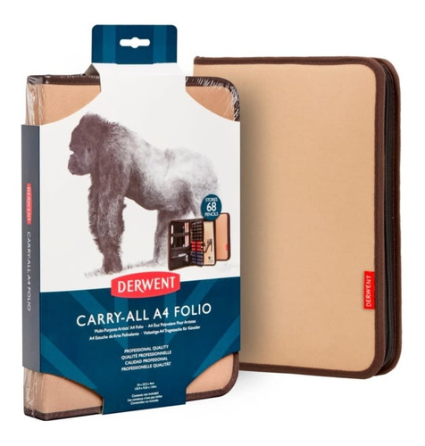 Derwent Carry All - Estuche Para 68 Lápices A4 Folio 