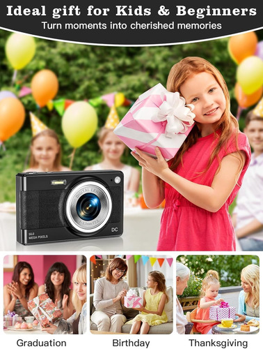 Upgrade Digital Camera, 56mp Fhd 1080p Camera For Kids Wi...