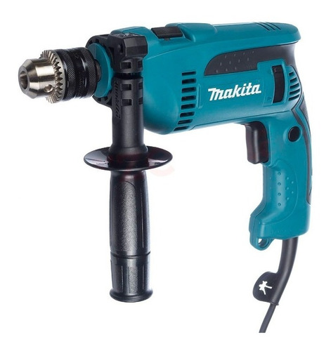 Imagen 10 de 10 de Taladro Percutor Destornillador Eléctrico Makita Hp1640 13mm