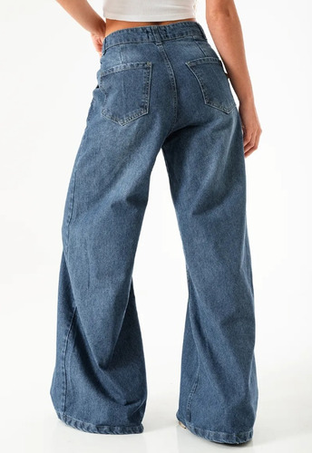 Jean Super Wide Leg Rígido Dama Her