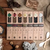 Comprar Sahumerios Sagrada Madre Linea Natural Pack 7 Fragancia: INCIENSO NATURA, MIRRA NATURAL, COPAL NATURAL, YAGRA NATURAL, RUDA ROMERO NATURA, CITRONELA NARANJA PALO SANTO NATURAL, SANDALO Y OLIBANO NATUR