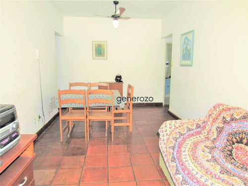 Imagem 2 de 12 de Apartamento A Venda Na Praia De Pitangueiras - Guarujá, 02 Dormitórios, A 01 Quadra Da Praia - Ap0493