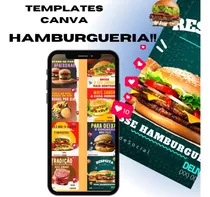 Comprar Templates Para Mídias Sociais  - Hamburgueria +300 Posts
