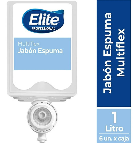 Pack 6 Jabón Espuma Multiflex 1 Lt Elite Professional