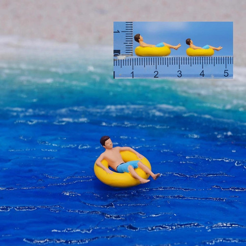 Figuras De Resina De Simulación Pintadas A Escala 3,1 Cm