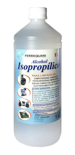 Alcohol Isopropílico 1000ml Ferrequim
