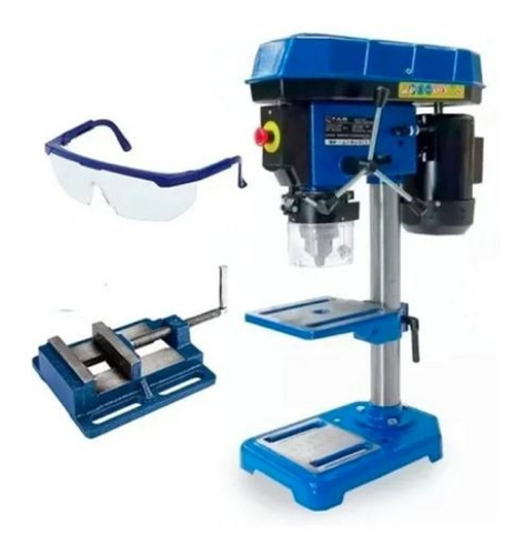 Imagen 1 de 8 de Taladro De Banco 16 Mm Kld Motor 3/4 5 Velocidad + Accesorio