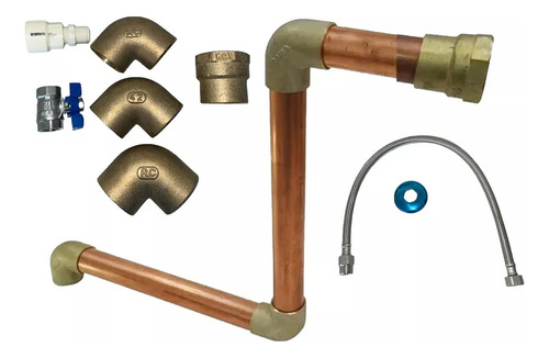 Kit De Instalação Cobre 1 1/2  P/ Sauna Sodramar 6, 9 E 12kw