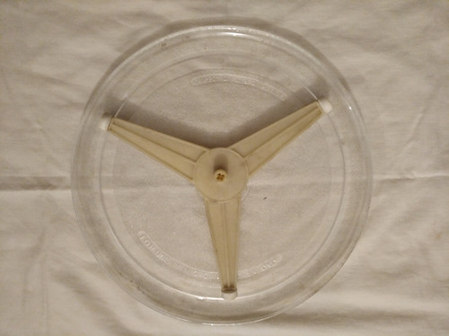 Plato Para Microondas De 27cm Con Su Base Giratoria 