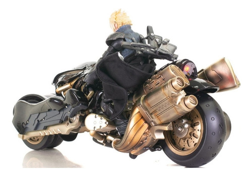 Play Arts Kai Cloud Strife Y Fenrir Final Fantasy V I I (Usado)