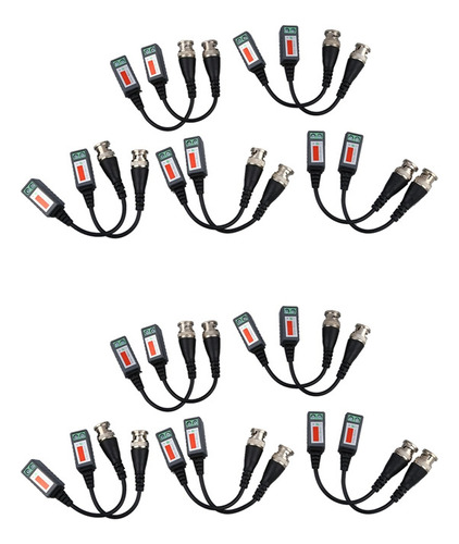 Matriz De Transceptores De Vídeo Pasivos Cctv Bal Cat5 C Cct