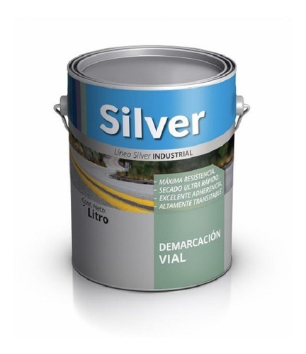 Pintura Demarcacion Vial 20 Lts Silver Axis