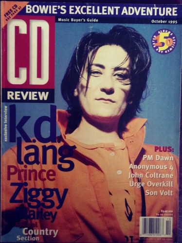 Cd Review - K.d. Lang, Prince, Ziggy Marley, Revista Usa