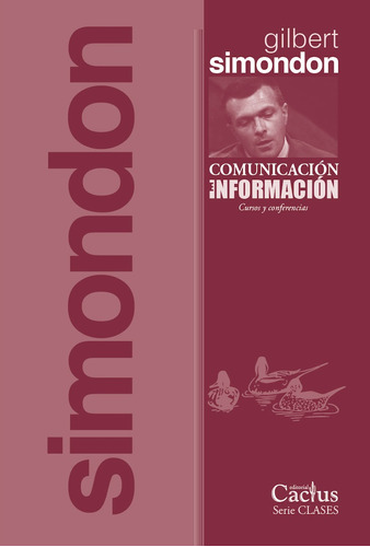 Comunicacion E Informacion - Simondon, Gilbert