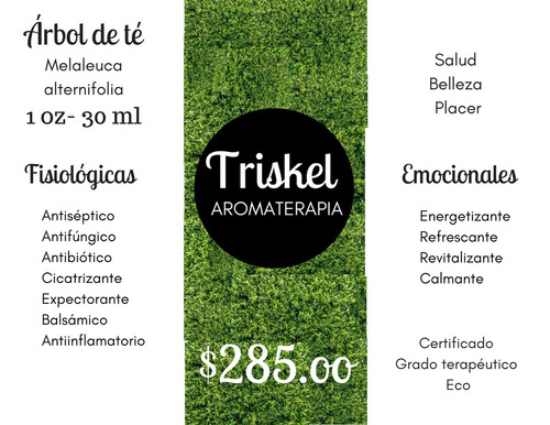 Imagen 3 de 3 de Arbol De Te 30 Ml- 100% Aceite Esencial Puro