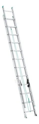 Escalera de aluminio recta Cuprum 405-24N plateado