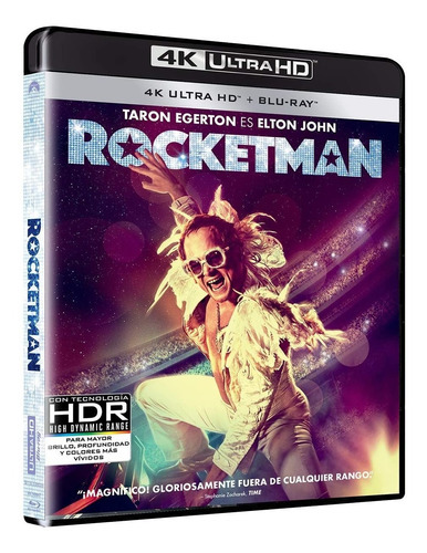Rocketman | 4k Ultra Hd + Blu Ray Película Nuevo