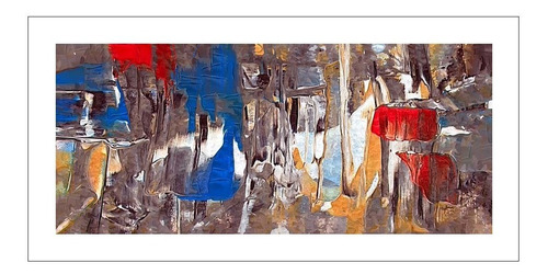 Lamina Fine Art Abstracto Rectangular 45x90 Myc