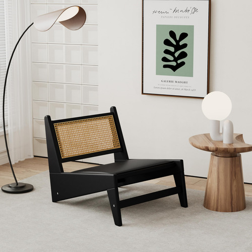 Silla De Ratán Moderna Sin Brazos Para Sala Y Dormitorio